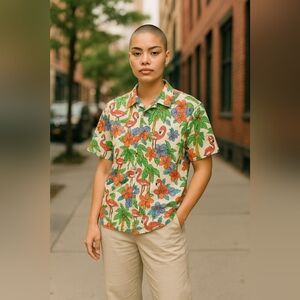 Dockers Multicolor Floral Men's Shirt